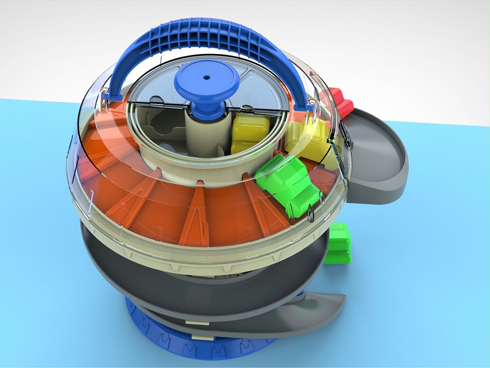 兒童旋轉(zhuǎn)停車場玩具設(shè)計(jì)